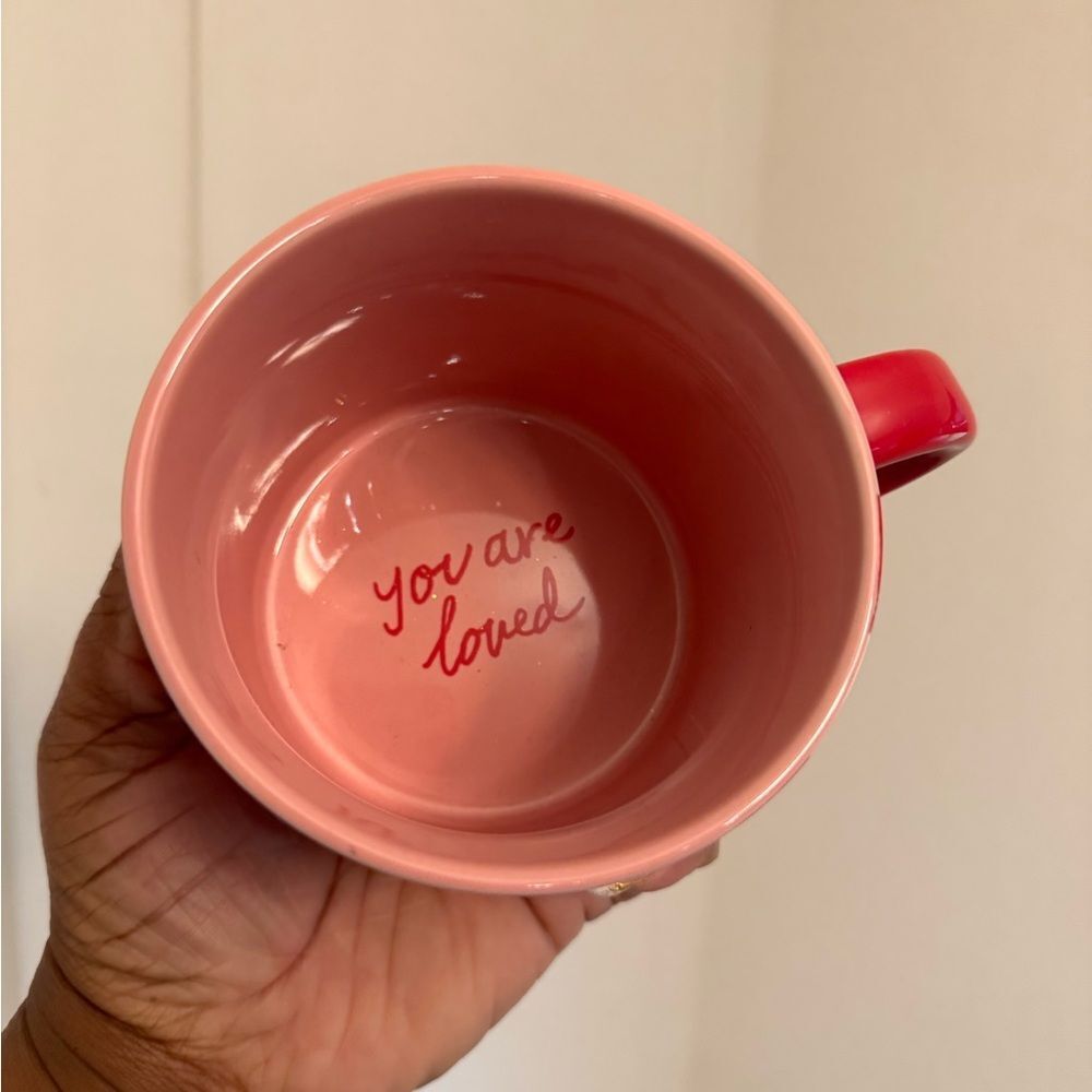 Threshold Red and Pink Striped Mug - Picture 2 of 3